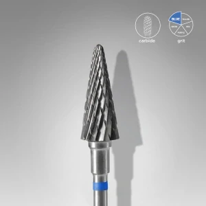 STALEKS KARBIDOVÁ FRÉZA - "CONE" BLUE 6MM/14MM