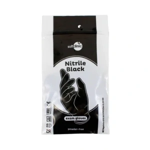 NITRILOVÉ RUKAVICE BLACK M 1KS