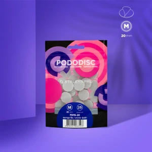 STALEKS JEDNORÁZOVÉ PILNÍKY - SPONGES FOR PODODISC - M - 20MM