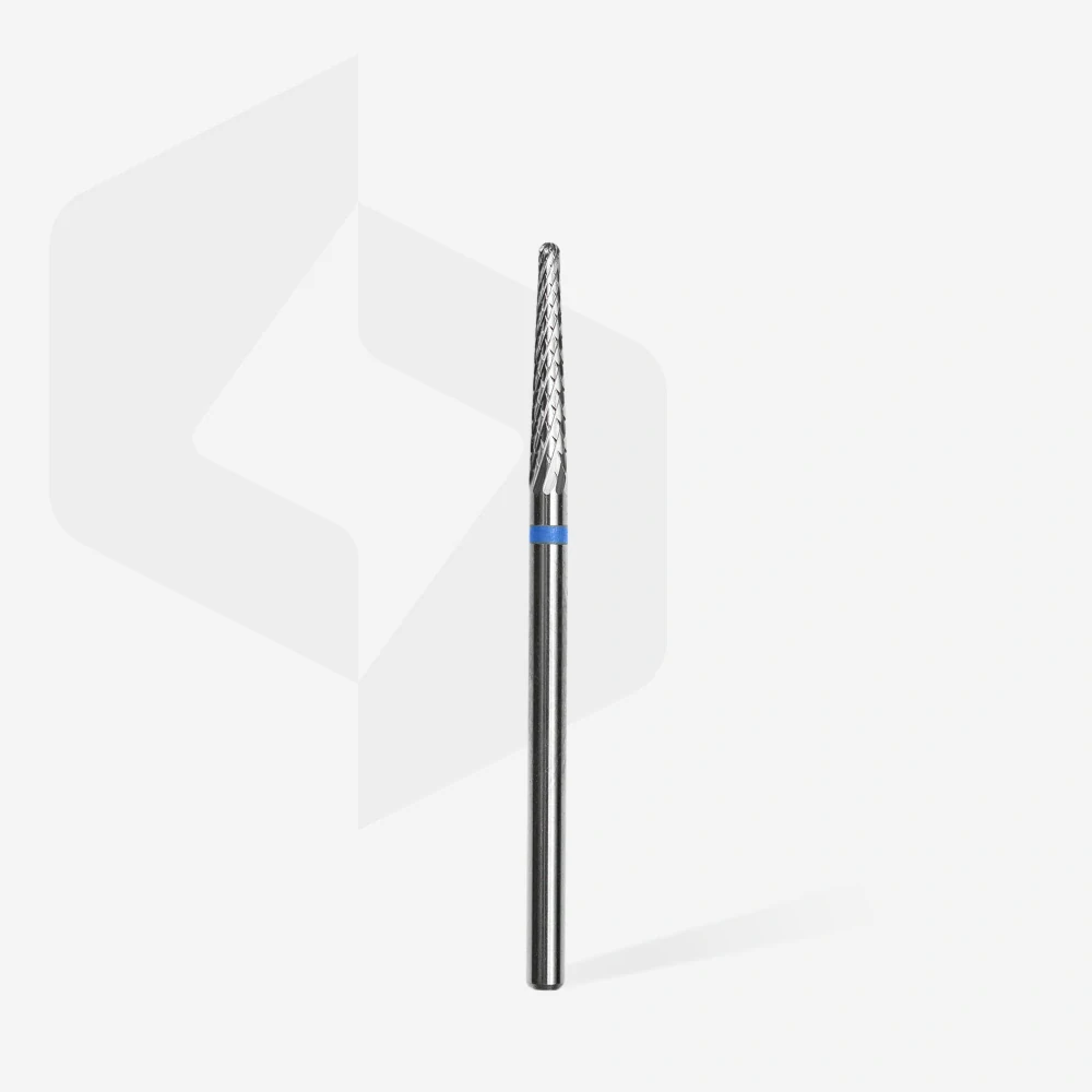STALEKS KARBIDOVÁ FRÉZA - "CONE" 2,3MM/14MM BLUE