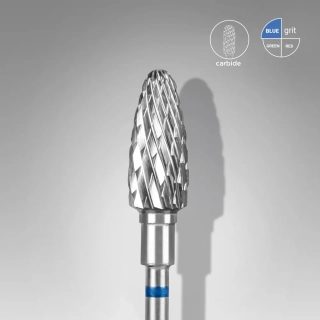 STALEKS KARBIDOVÁ FRÉZA - "CORN" BLUE 6MM/14MM 